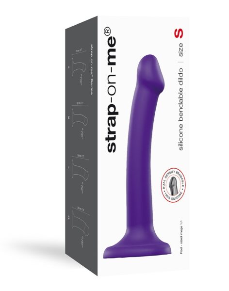 Alternative view of STRAP ON ME DUAL DENSITY DILDO LILA