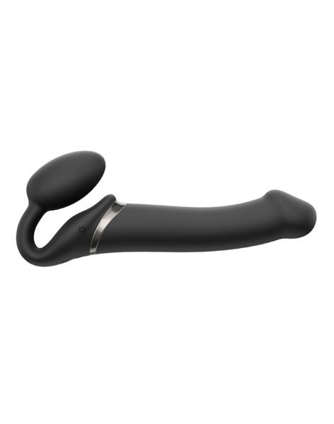 STRAP ON ME SILIKON VIBRO DILDO SCHWARZ L