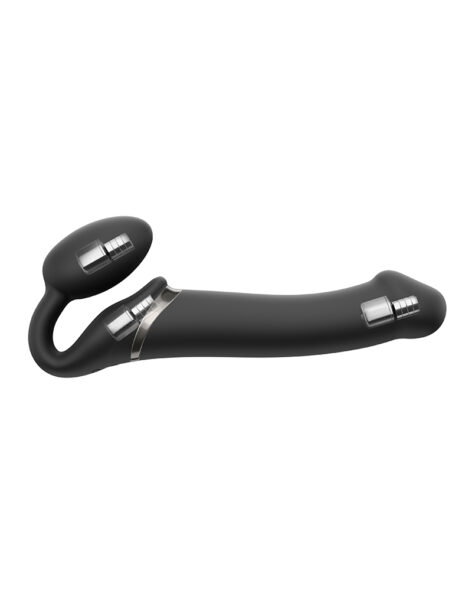 STRAP ON ME SILIKON VIBRO DILDO SCHWARZ L – Bild 3