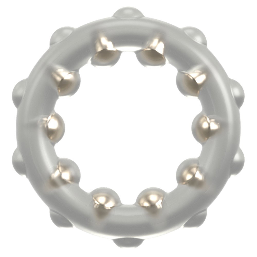 Rebel Cock Ring with Metal Balls – Bild 3