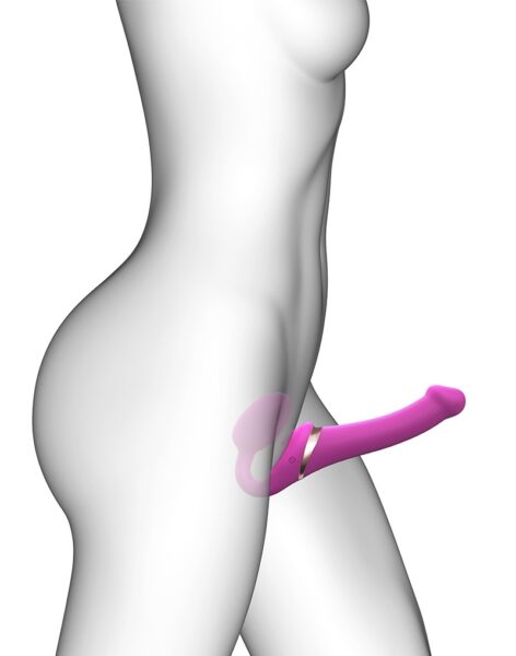 Alternative view of STRAP ON ME MULTI ORGASM DILDO MIT LECKSTIMULATION ROSA S
