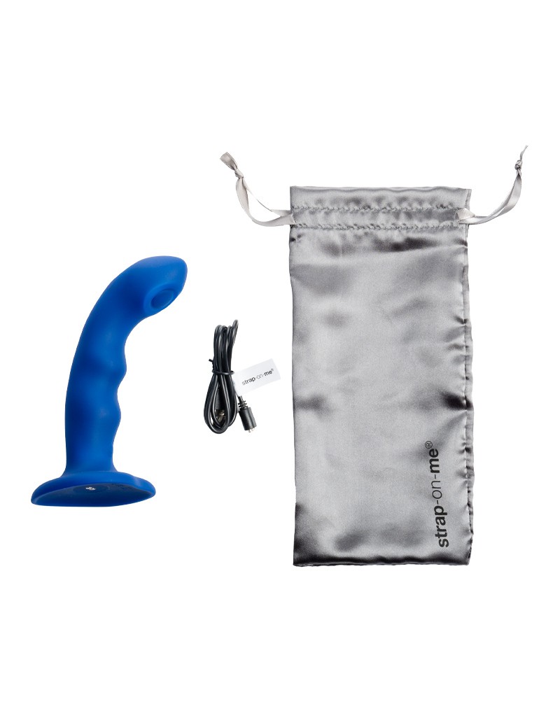STRAP ON ME TAPPING DILDO WAVE BLAU – Bild 13