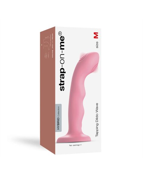 STRAP ON ME TAPPING DILDO WAVE ROSA – Bild 3