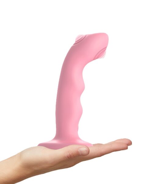 STRAP ON ME TAPPING DILDO WAVE ROSA – Bild 2