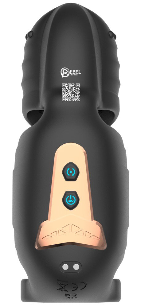 Rebel Cock Vibrator with Elliptical Moving Glans Stimulator – Bild 4