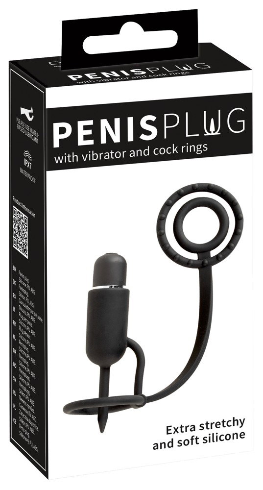 You2Toys Penisplug with Vibrator and Cock Rings