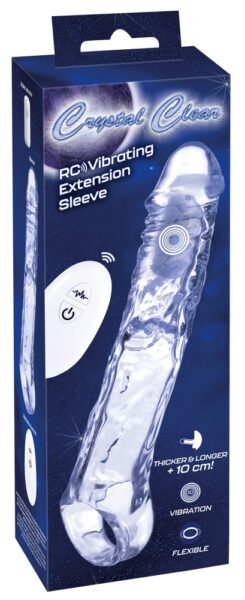Crystal RC Vibrating Extension Sleeve