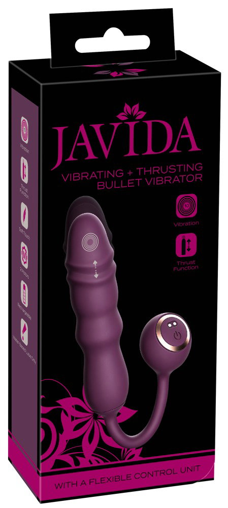 JAVIDA Vibrating + Thrusting Bullet Vibrator