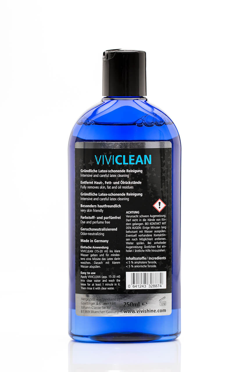 Vivishine Waschlotion für Latex und Gummiwäsche – Bild 2