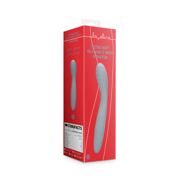Alternative view of Loveline by Shots Ultra Soft Silicone G-Spot Vibrator - Basaltgrau
