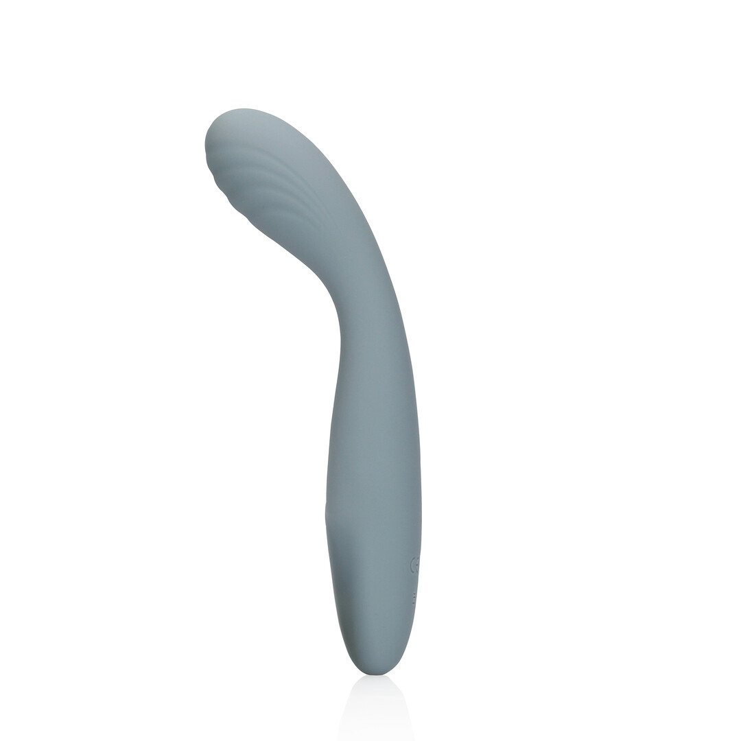 Loveline by Shots Ultra Soft Silicone G-Spot Vibrator - Basaltgrau – Bild 5