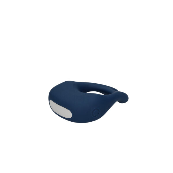 Loveline by Shots Spitzes vibrierendes Penisring - Baltisches Blau – Bild 6