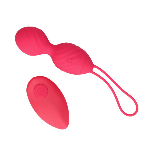 Loveline by Shots Vibrating Egg mit Remote Control - Strawberry Red – Bild 5