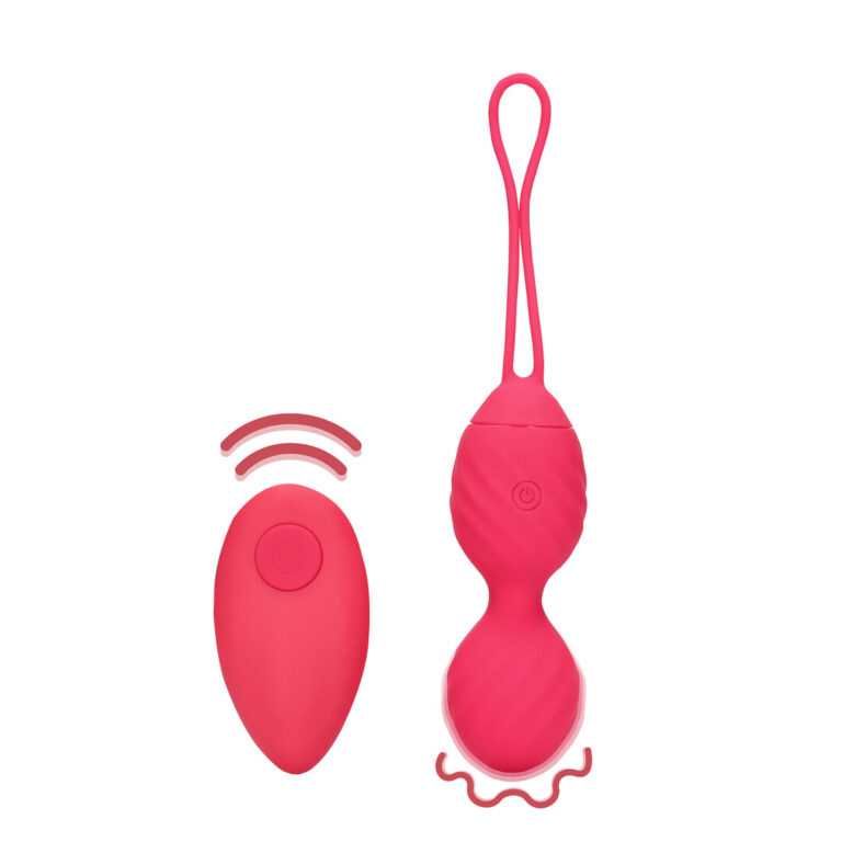 Loveline by Shots Vibrating Egg mit Remote Control - Strawberry Red