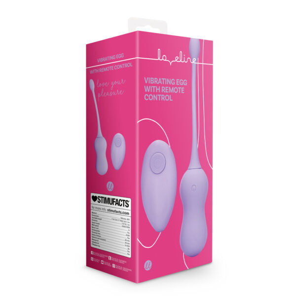 Alternative view of Loveline by Shots Vibrating Egg mit Fernbedienung - Violet Harmony