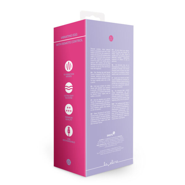 Loveline by Shots Vibrating Egg mit Fernbedienung - Violet Harmony – Bild 3