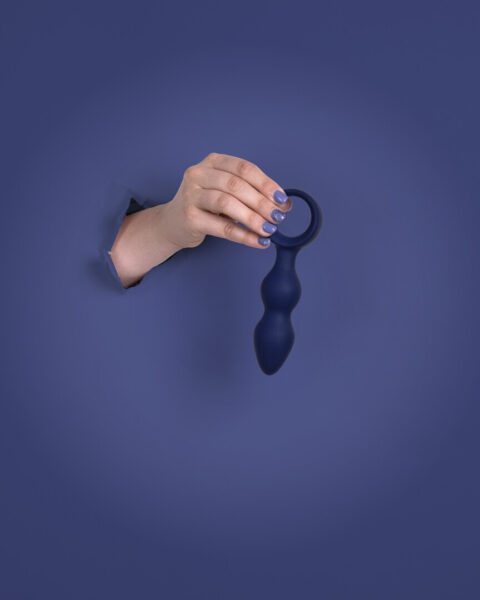 Loveline by Shots Tränenförmiger Analplug - Mittel - Baltisches Blau – Bild 6