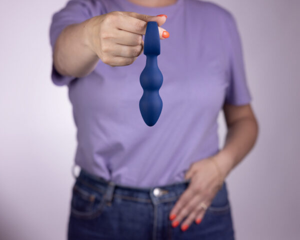 Loveline by Shots Tränenförmiger Analplug - Groß - Baltisches Blau – Bild 6