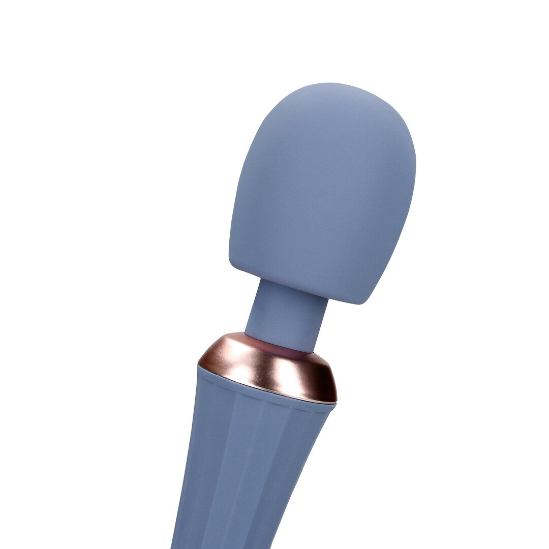 Loveline by Shots Kraftvoller Wand Vibrator mit vibrationslosem Griff - Blue Nova – Bild 6