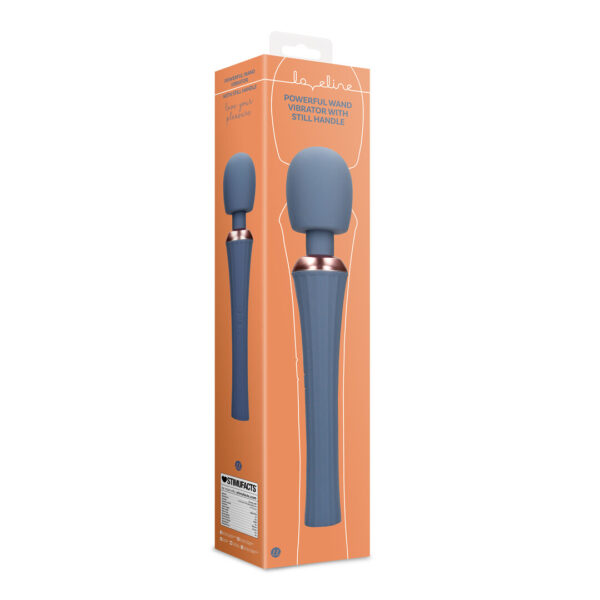 Loveline by Shots Kraftvoller Wand Vibrator mit vibrationslosem Griff - Blue Nova – Bild 2
