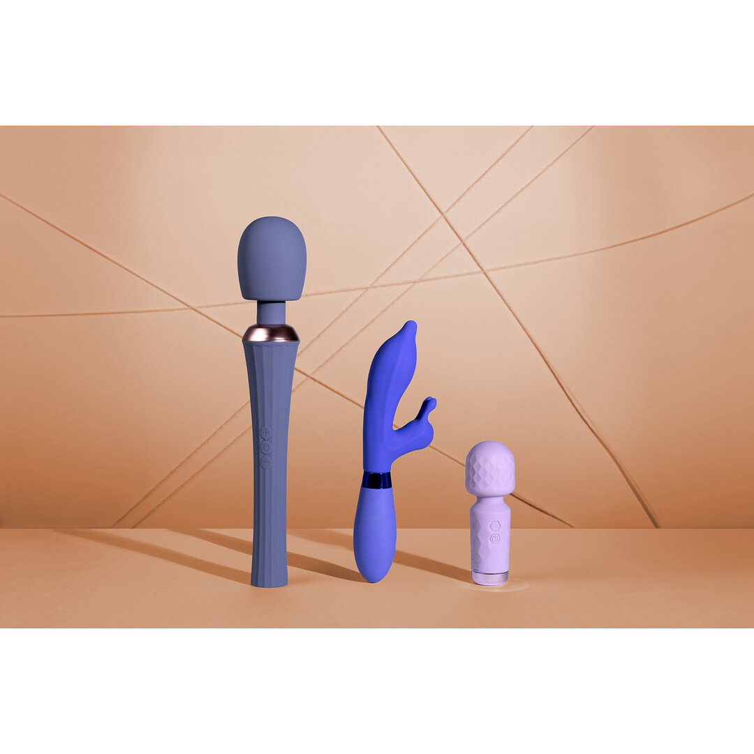 Loveline by Shots Kraftvoller Wand Vibrator mit vibrationslosem Griff - Blue Nova – Bild 5