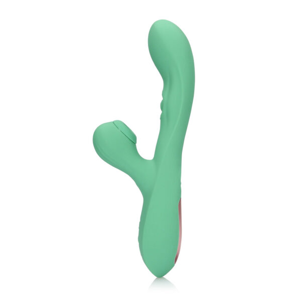 Loveline by Shots Pulse Wave und Tonge Flickering Rabbit Vibrator - Pulswelle und Zungenschlag Vibrator - Blue Grass – Bild 5