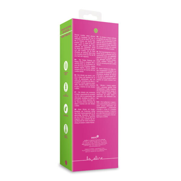 Loveline by Shots Zungenschlag Rabbit Vibrator mit Wärmefunktion - Exuberant Pink – Bild 3