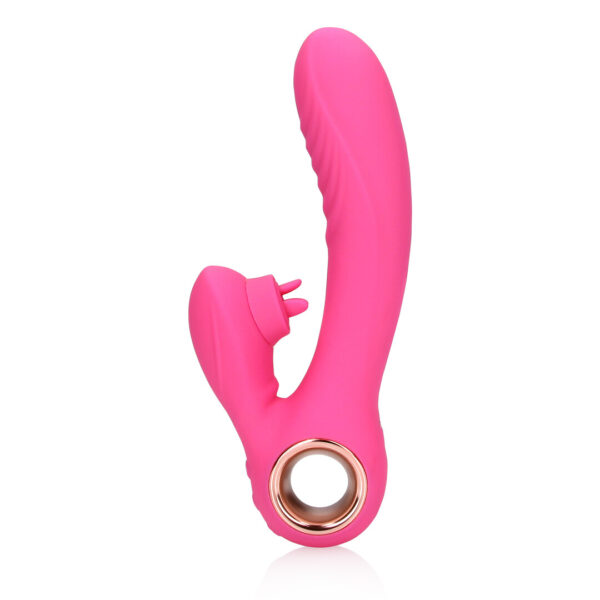 Loveline by Shots Zungenschlag Rabbit Vibrator mit Wärmefunktion - Exuberant Pink – Bild 5