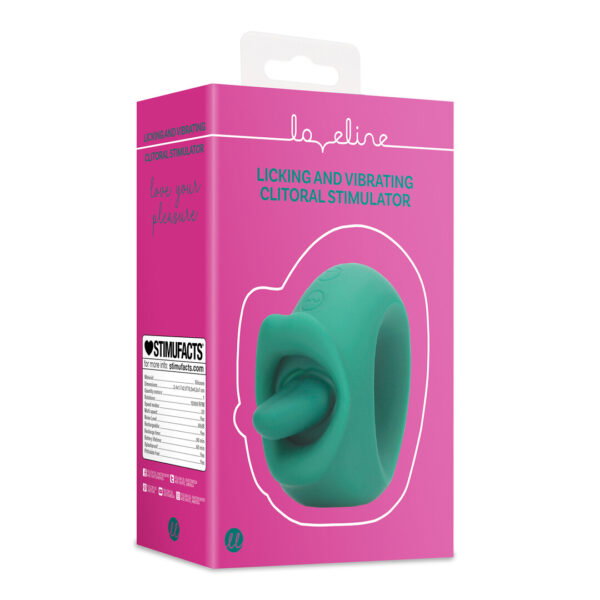 Loveline by Shots Klitoris Stimulator mit Zungenschlagfunktion und Vibration - Ancient Sea – Bild 2