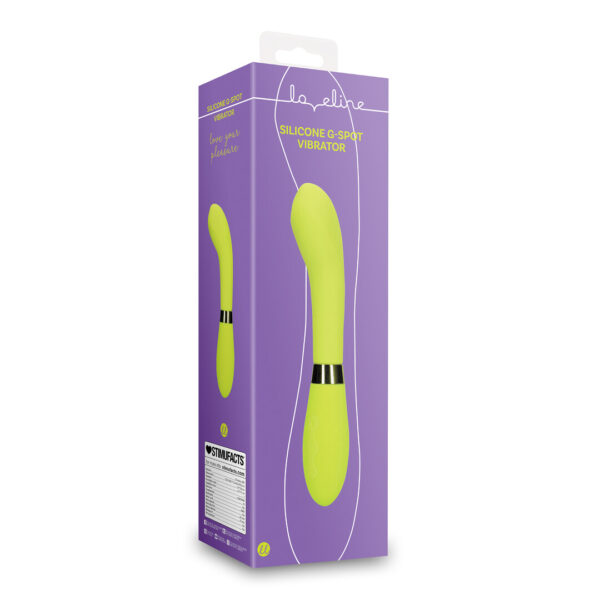 Alternative view of Loveline by Shots Silikon G-Spot Vibrator - Lime Passion