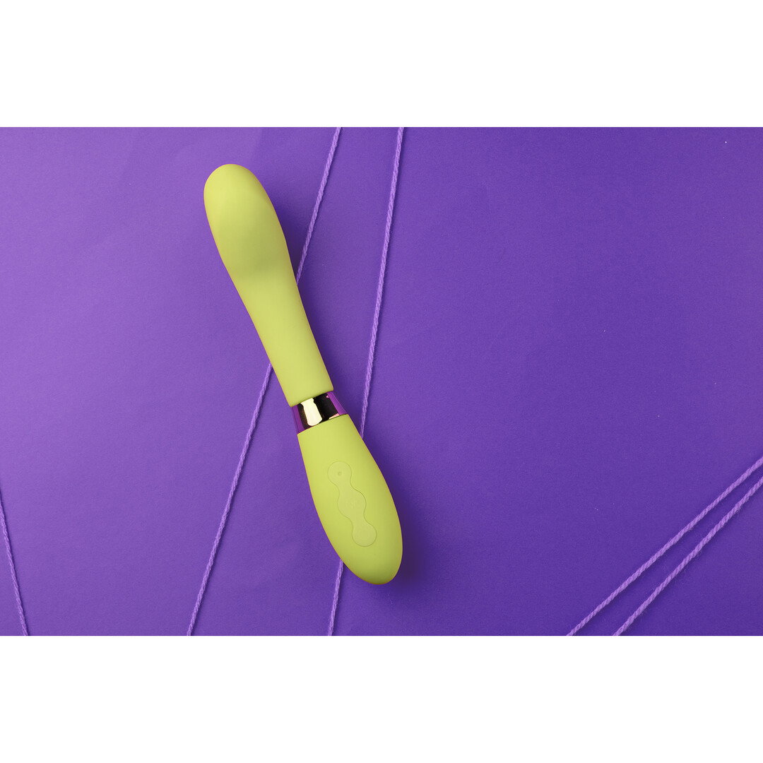 Loveline by Shots Silikon G-Spot Vibrator - Lime Passion – Bild 6