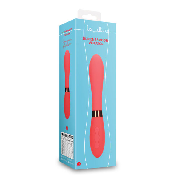 Loveline by Shots Glatter Silikon Smooth Vibrator - Salsa – Bild 2