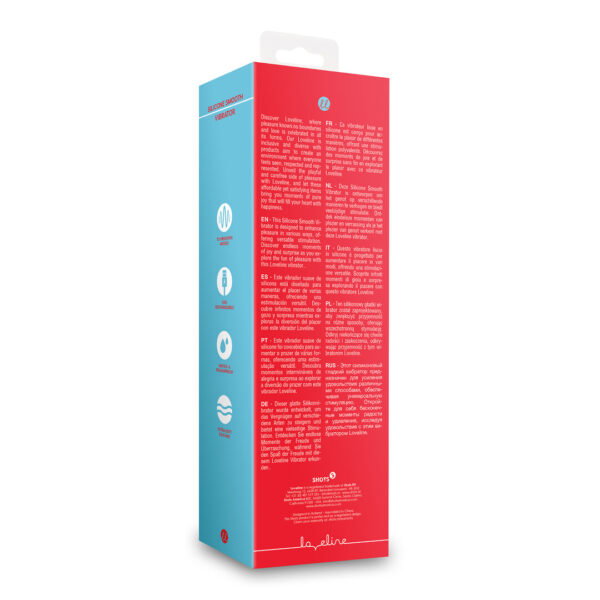 Loveline by Shots Glatter Silikon Smooth Vibrator - Salsa – Bild 3
