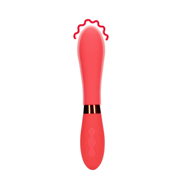 Loveline by Shots Glatter Silikon Smooth Vibrator - Salsa