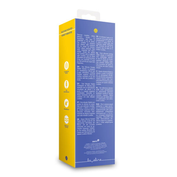Loveline by Shots Silikon Rabbit Vibrator mit verlängertem Klitoris Stimulator - Protanopia – Bild 3