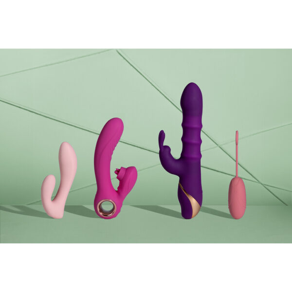Loveline by Shots Ultra weicher Silikon G-Punkt Vibrator - Cherry Chiffon – Bild 6
