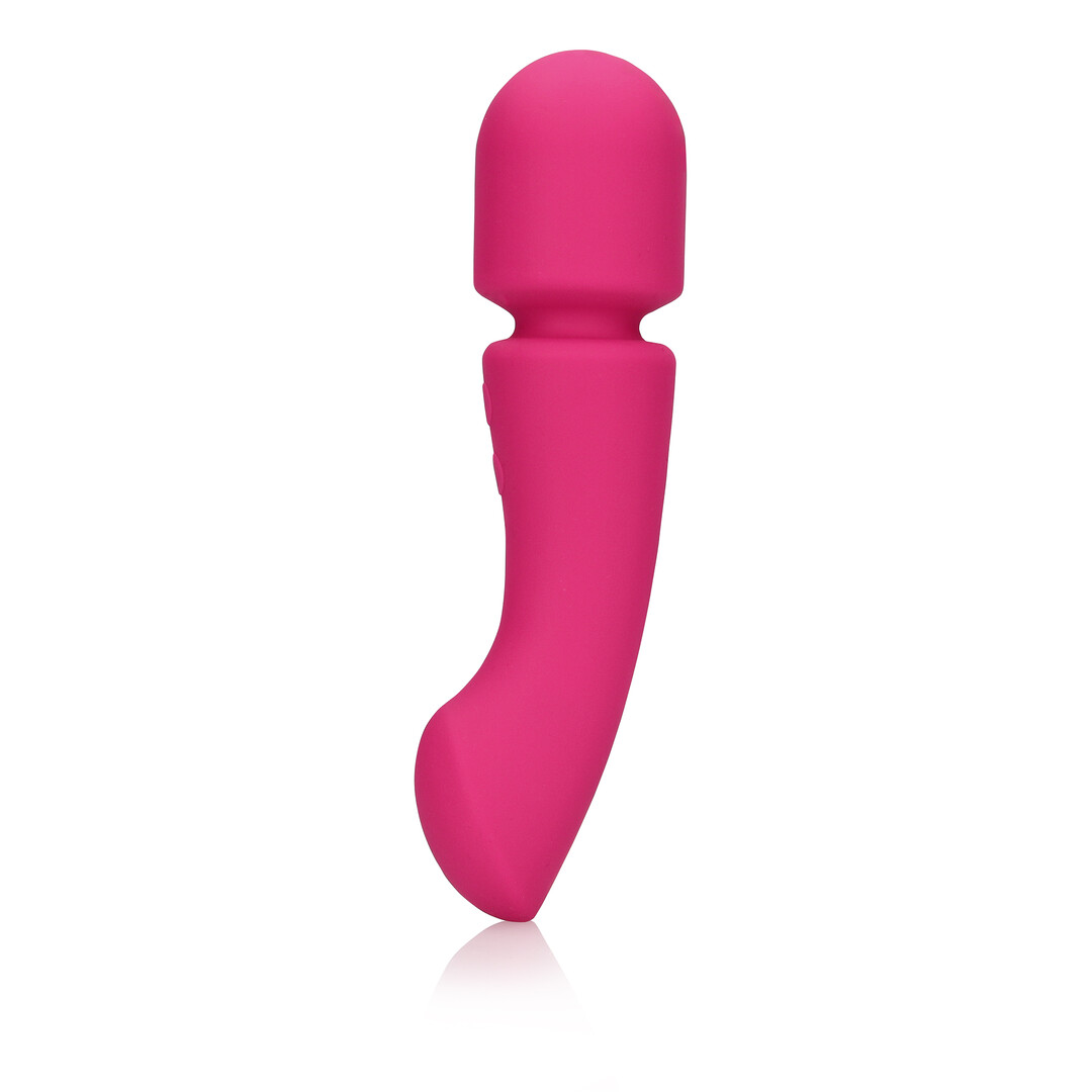 Loveline by Shots Ultra weicher beidseitig verwendbarer Silikon Wand Vibrator - Prestone Pink – Bild 5