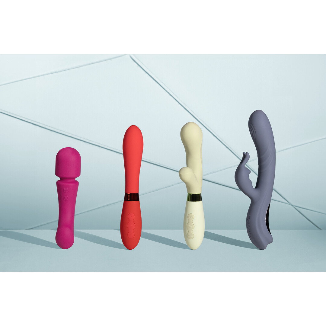 Loveline by Shots Ultra weicher beidseitig verwendbarer Silikon Wand Vibrator - Prestone Pink – Bild 6
