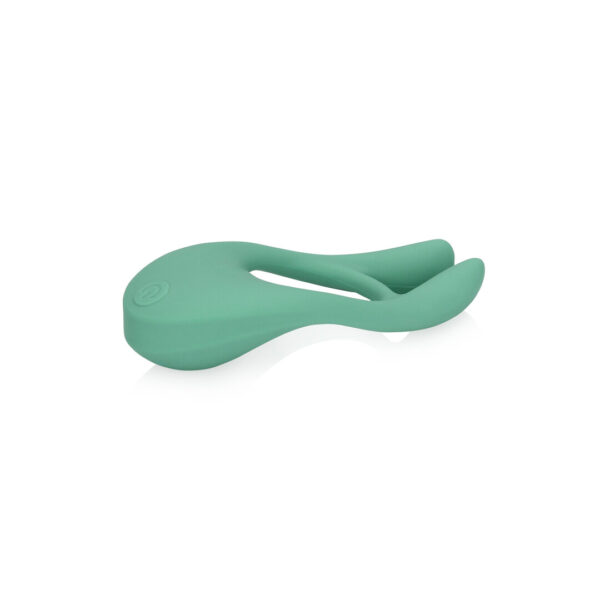 Loveline by Shots Ultra weicher Silikon Penis Ring mit extra Wulst - Blue Grass – Bild 6
