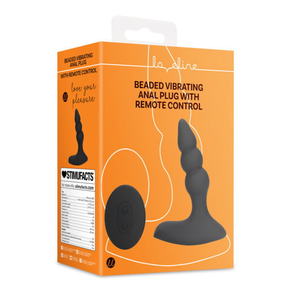 Loveline by Shots Vibrierender Kugel - Anal Plug mit Fernsteuerung - Licorice Black – Bild 2