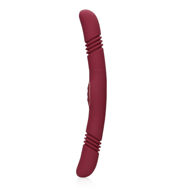 Loveline by Shots Stoßender Doppelvibrator - Merlot Grape – Bild 5