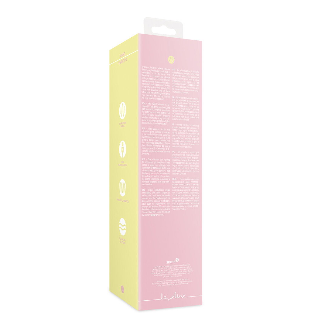 Loveline by Shots Wand Vibrator - Rose Pink – Bild 3