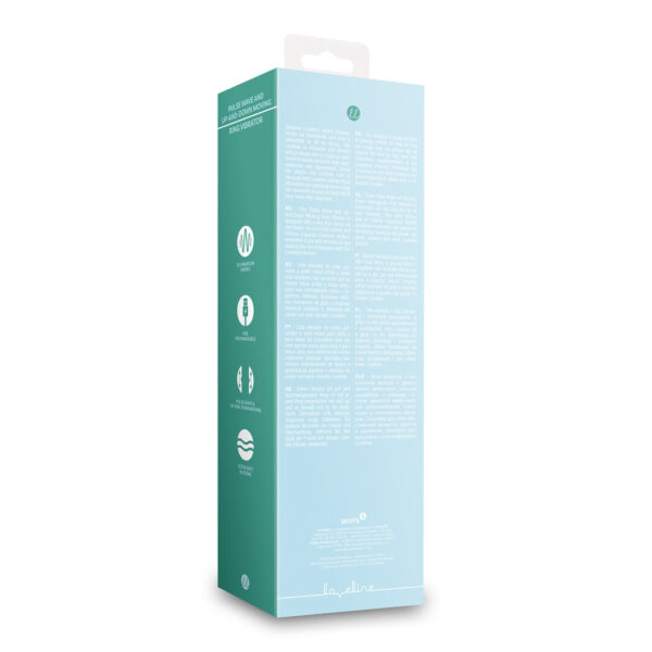 Loveline by Shots Pulswellen Vibrator mit auf- und ab bewegten Ringen - Arctic Blue – Bild 3