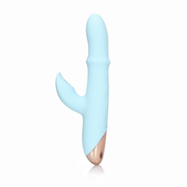 Loveline by Shots Pulswellen Vibrator mit auf- und ab bewegten Ringen - Arctic Blue – Bild 5