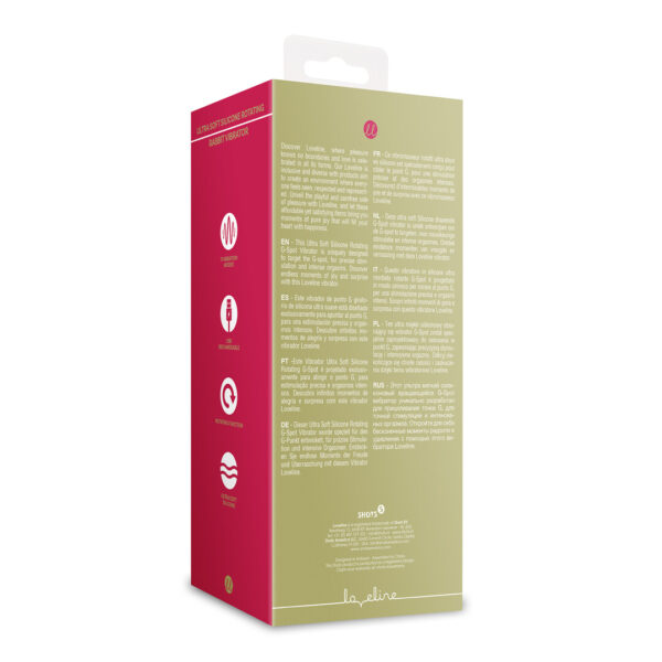 Loveline by Shots Ultraweicher rotierender Rabbit-Vibrator aus Silikon – Bild 3