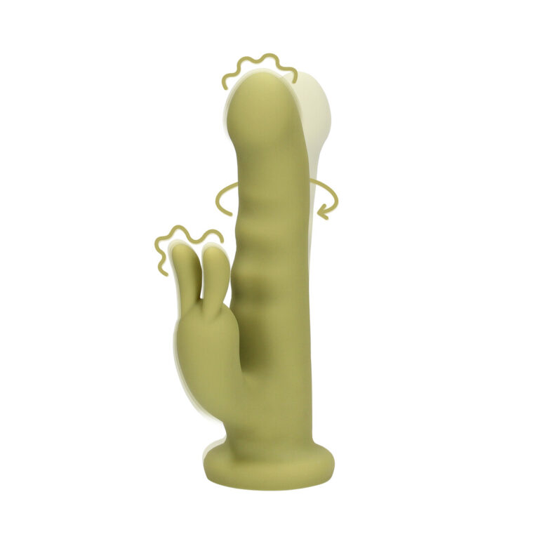 Loveline by Shots Ultraweicher rotierender Rabbit-Vibrator aus Silikon
