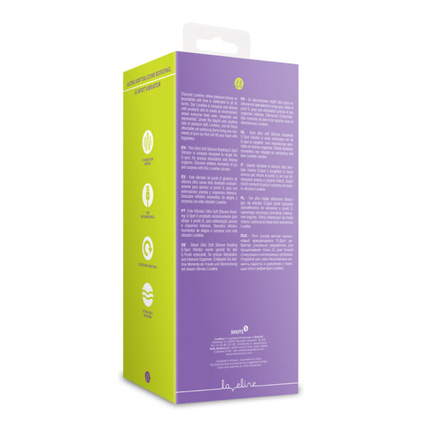 Loveline by Shots Ultra Soft Silikon Rotierender G-Punkt Vibrator - Lavender Spectacle – Bild 3