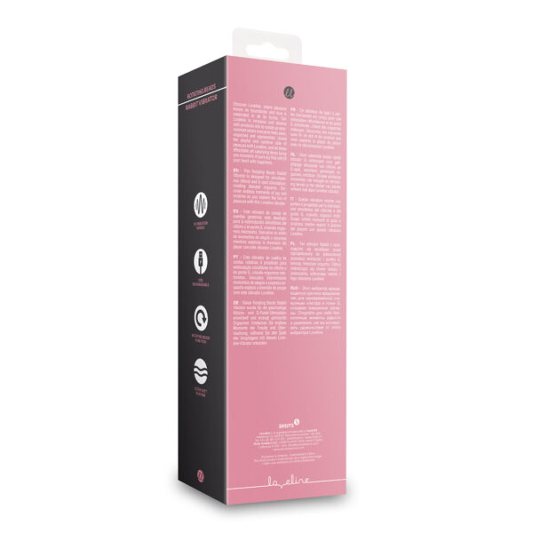 Loveline by Shots Rabbit Vibrator mit rotierenden Perlen - Pink Arabesque – Bild 3