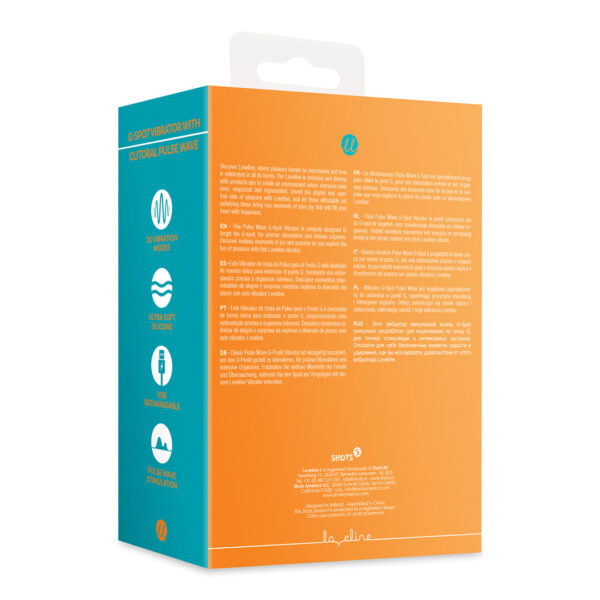 Loveline by Shots G-Punkt Vibrator mit klitoraler Puls Welle - Untamed Orange – Bild 3