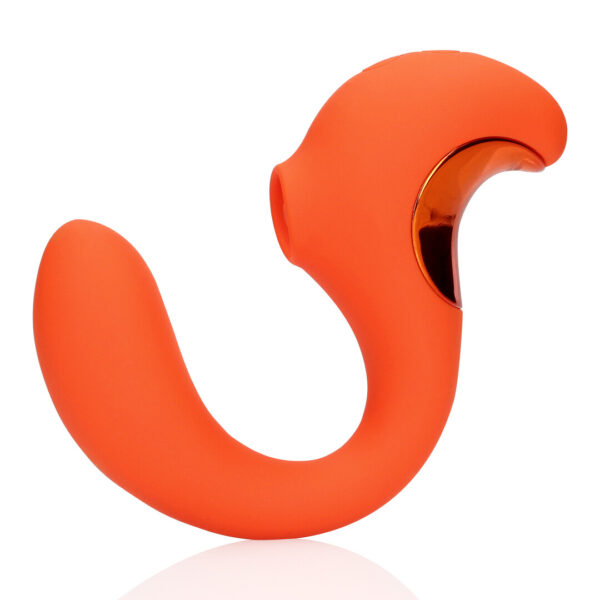Loveline by Shots G-Punkt Vibrator mit klitoraler Puls Welle - Untamed Orange – Bild 5